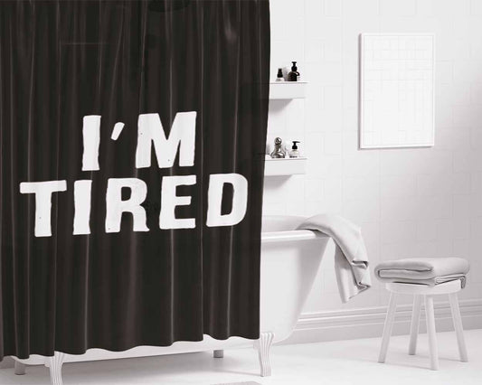 Im Crying Underwater Bathroom Shower Curtain Fabric Waterproof | 66 X 72 Inch