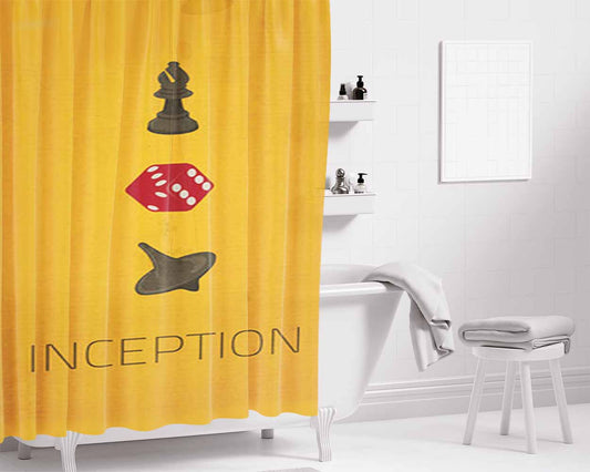 Inception Totem Bathroom Shower Curtain Fabric Waterproof | 66 X 72 Inch