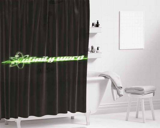 Infinity Ward Logo Bathroom Shower Curtain Fabric Waterproof | 66 X 72 Inch