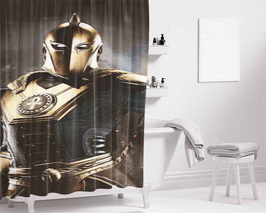 Injustice Doctor Fate Bathroom Shower Curtain Fabric Waterproof | 66 X 72 Inch