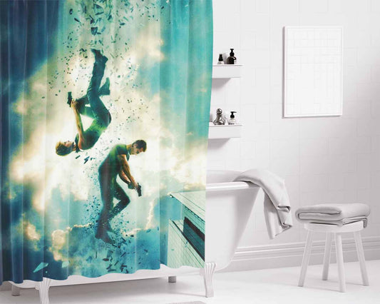 Insurgent Movie Cover Bathroom Shower Curtain Fabric Waterproof | 66 X 72 Inch