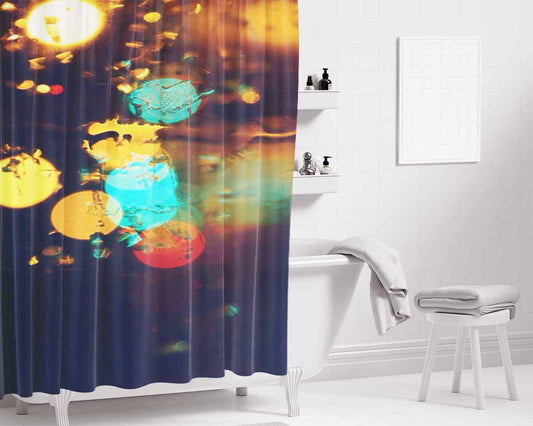 Ios 7 Bathroom Shower Curtain Fabric Waterproof | 66 X 72 Inch