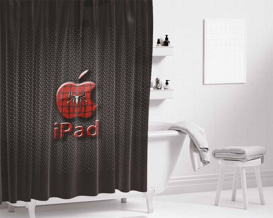 Ipad Wallpaper Apple Spider Bathroom Shower Curtain Fabric Waterproof | 66 X 72 Inch
