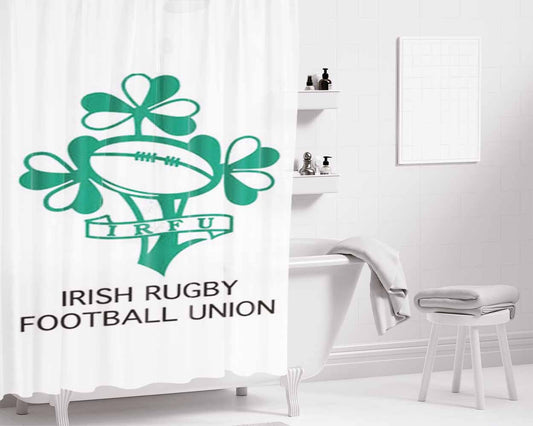 Irfu Symbol Bathroom Shower Curtain Fabric Waterproof | 66 X 72 Inch