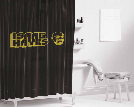 Isaac Hayes Hot Buttered Soul Bathroom Shower Curtain Fabric Waterproof | 66 X 72 Inch