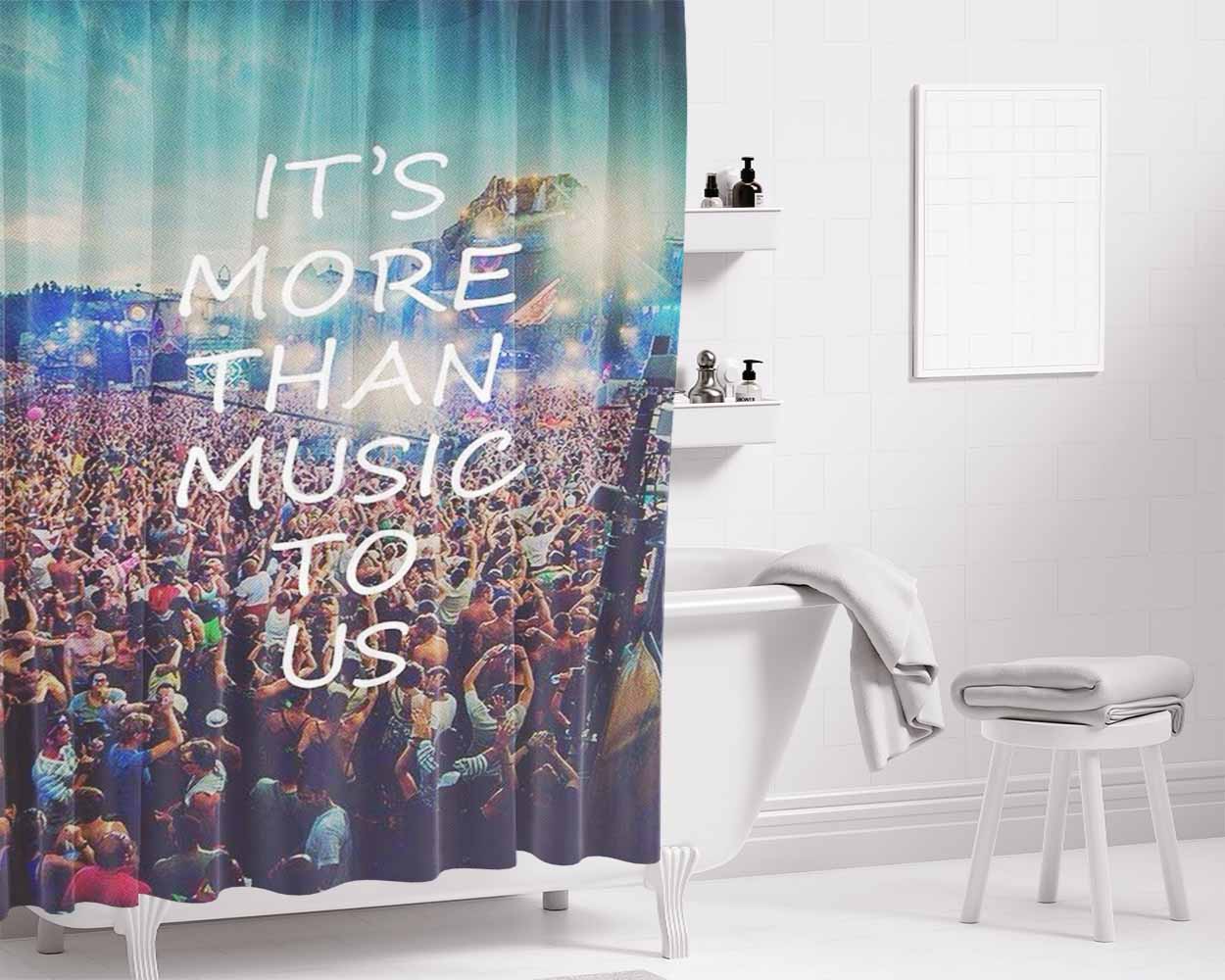 It'S Me Bitnes Bathroom Shower Curtain Fabric Waterproof | 66 X 72 Inch