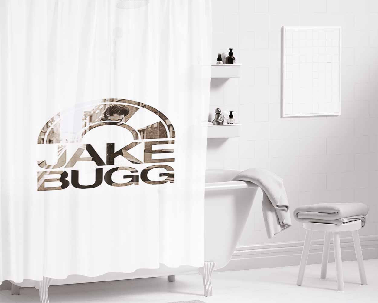 Jake Bugg Bathroom Shower Curtain Fabric Waterproof | 66 X 72 Inch