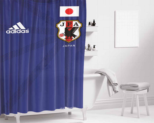 Japan Jersey 2016 Bathroom Shower Curtain Fabric Waterproof | 66 X 72 Inch