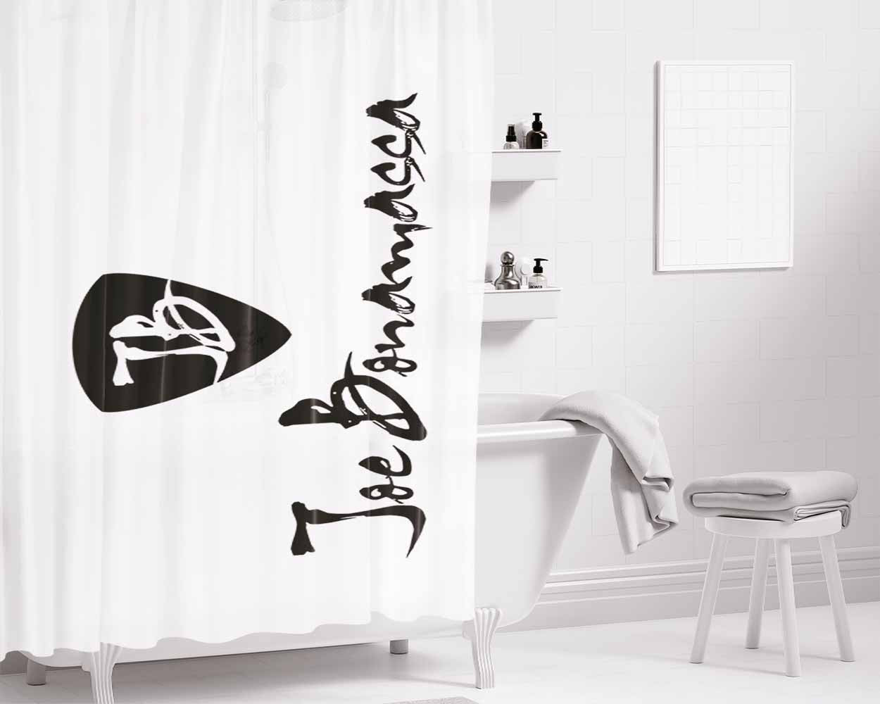 Joe Bonamassa Bathroom Shower Curtain Fabric Waterproof | 66 X 72 Inch