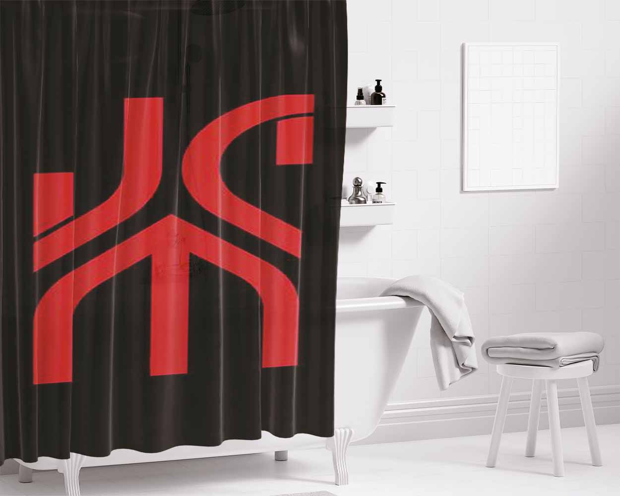 John Carter Bathroom Shower Curtain Fabric Waterproof | 66 X 72 Inch