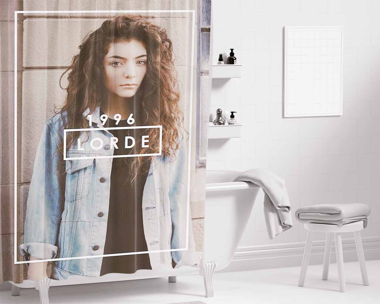 Lorde Royals Bathroom Shower Curtain Fabric Waterproof | 66 X 72 Inch