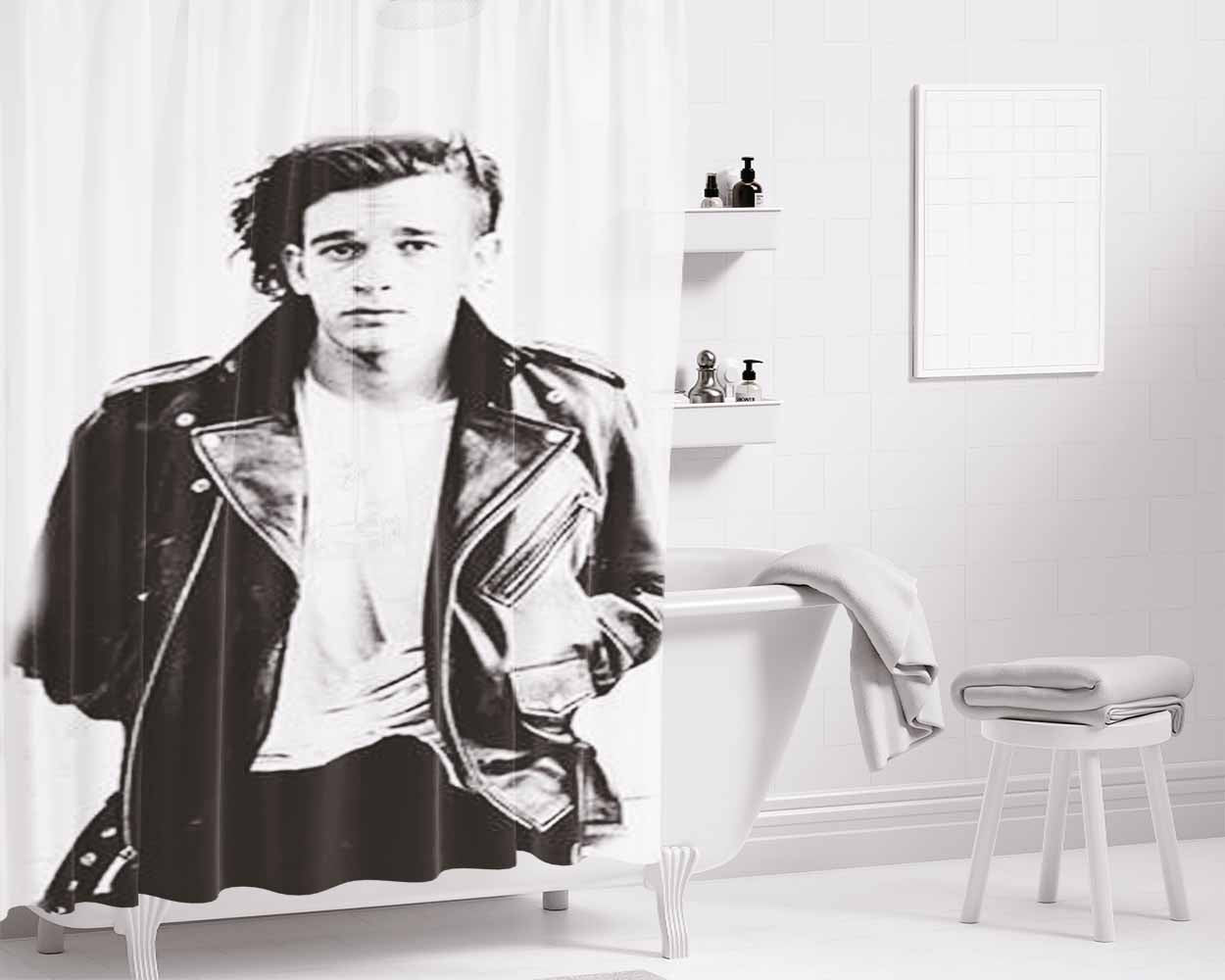 Matt Healy The1975 Bathroom Shower Curtain Fabric Waterproof | 66 X 72 Inch