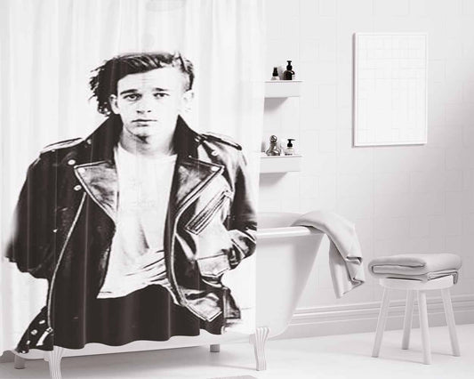 Matt Healy The1975 Bathroom Shower Curtain Fabric Waterproof | 66 X 72 Inch