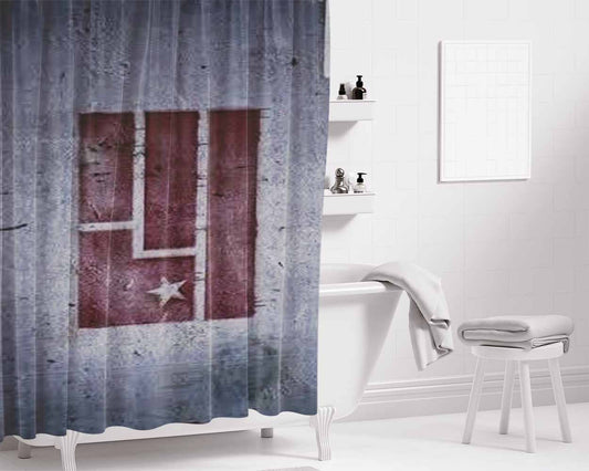 Nine Inch Nail Blood Bathroom Shower Curtain Fabric Waterproof | 66 X 72 Inch
