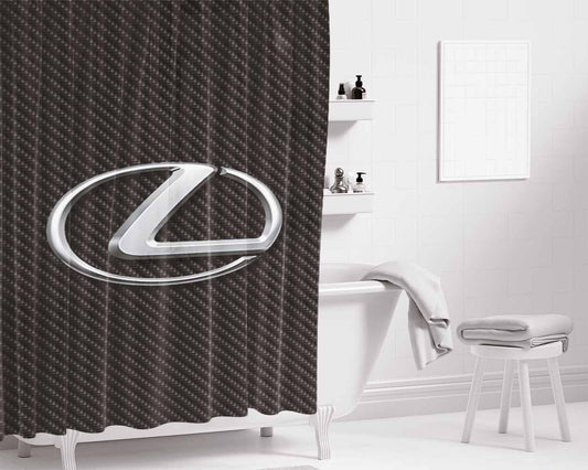 Nissan Z Logo Bathroom Shower Curtain Fabric Waterproof | 66 X 72 Inch