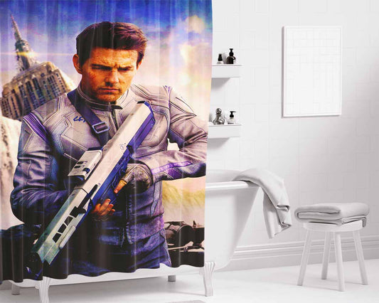 Oblivion Tom Cruise Bathroom Shower Curtain Fabric Waterproof | 66 X 72 Inch