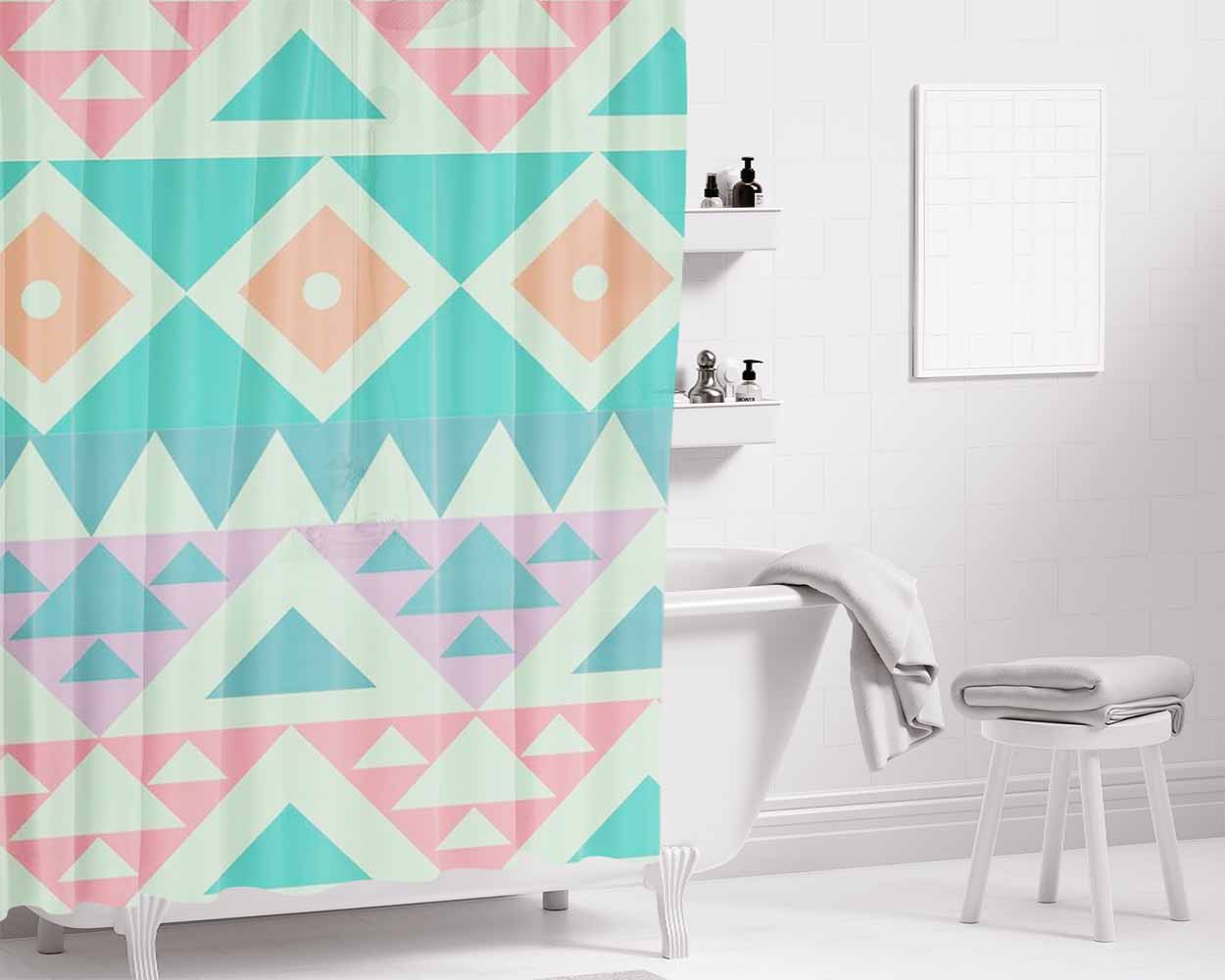 Pattern Whish I Know Bathroom Shower Curtain Fabric Waterproof | 66 X 72 Inch
