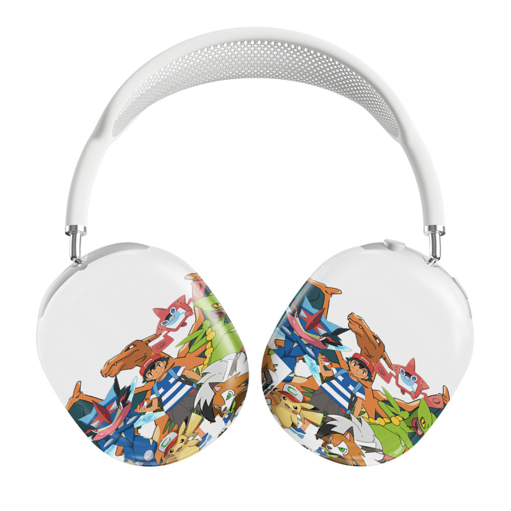 Ash Ketchum With Pokemon Collections Airpods Max Tough Case