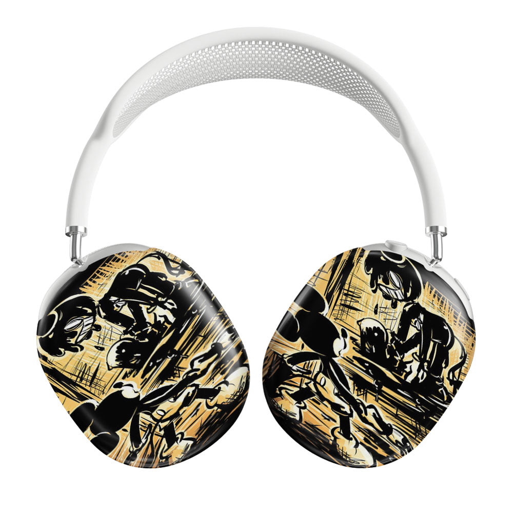 Bendy The Ink Machine Creepy Scary Mickey Mouse Airpods Max Tough Case