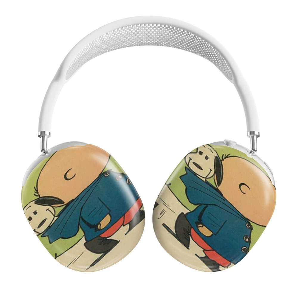 Charlie Brown Snoopy In Hood Airpods Max Tough Case