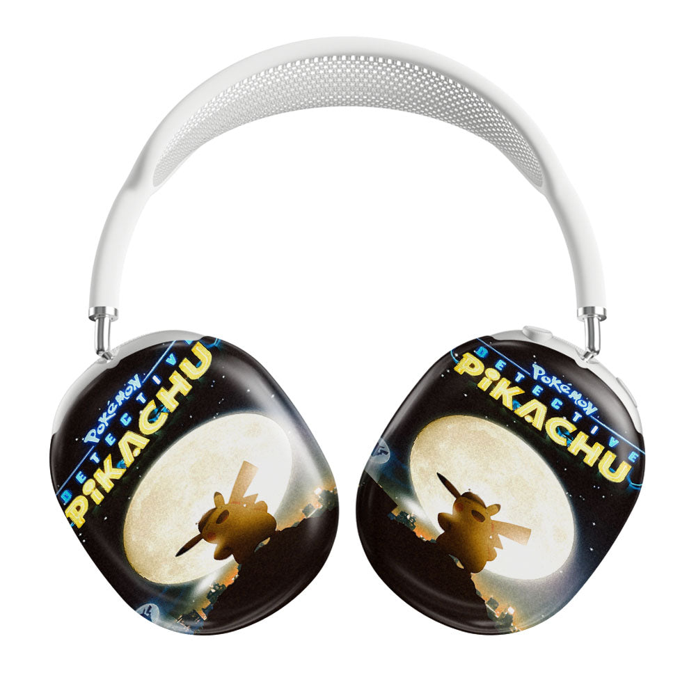 Detective Pikachu Poster Watercolor Airpods Max Tough Case