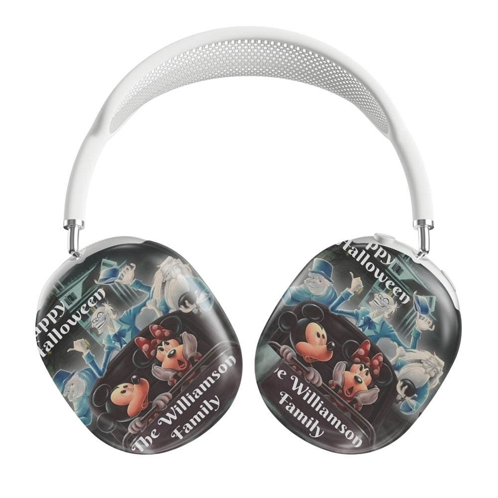 Disney Haunted Mansion Doombuggy With Mickey Mouse And Minnie Mouse Airpods Max Tough Case