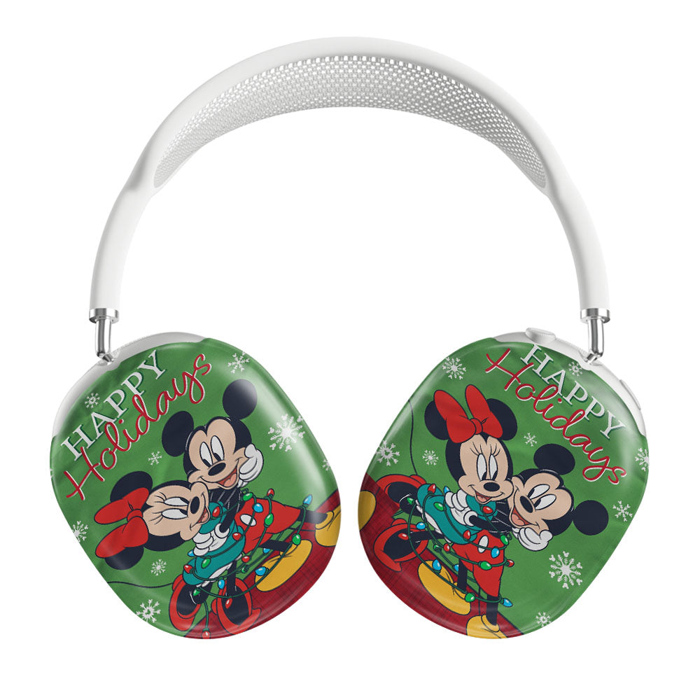 Disney Mickey And Minnie Christmas Light Tangle Airpods Max Tough Case
