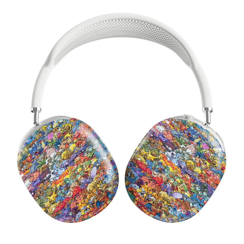Epic All Pokemon Generations Cross Stitch Airpods Max Tough Case