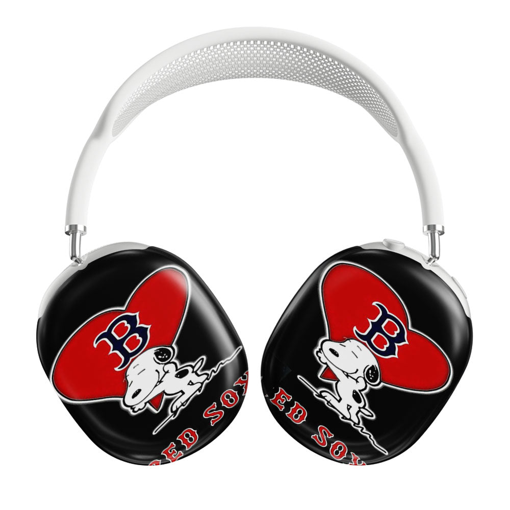Love Boston Red Sox Snoopy Airpods Max Tough Case