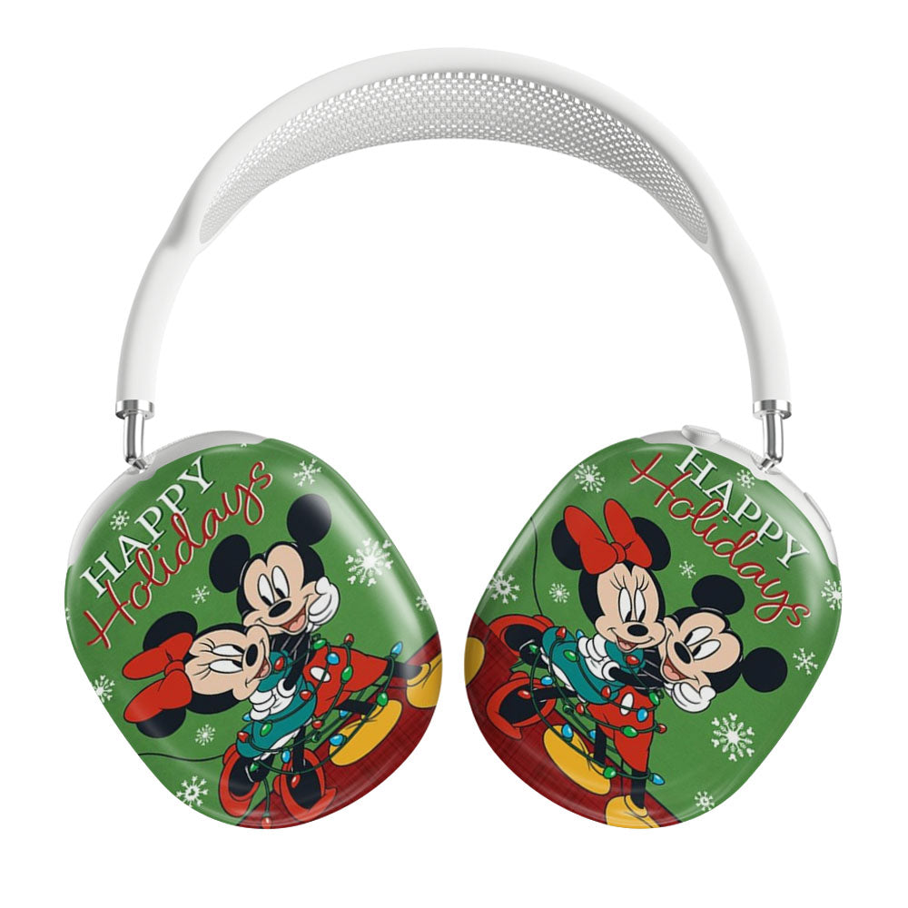 Mickey And Minnie Christmas Light Tangle Airpods Max Tough Case