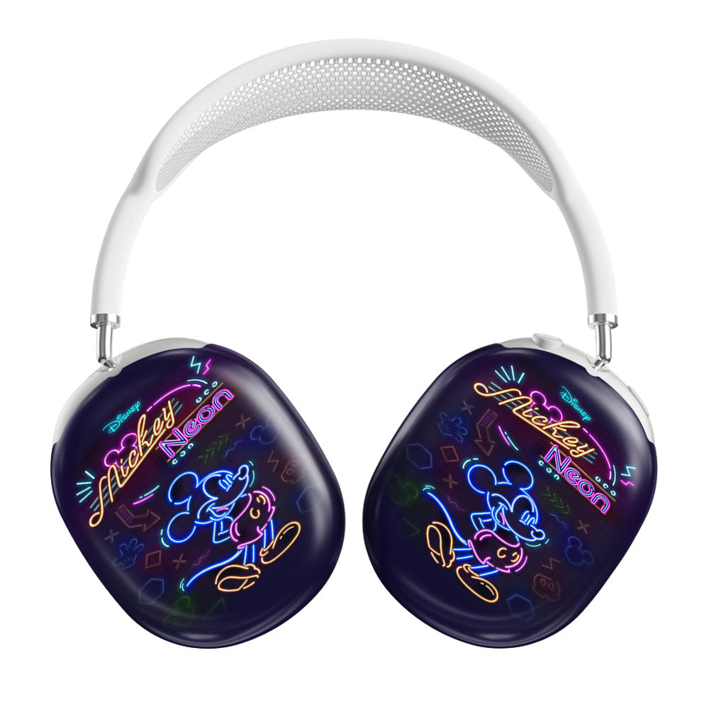 Mickey Mouse Neon Wallpaper Airpods Max Tough Case