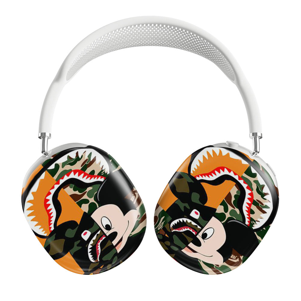 Mickey Wear A Bape Airpods Max Tough Case