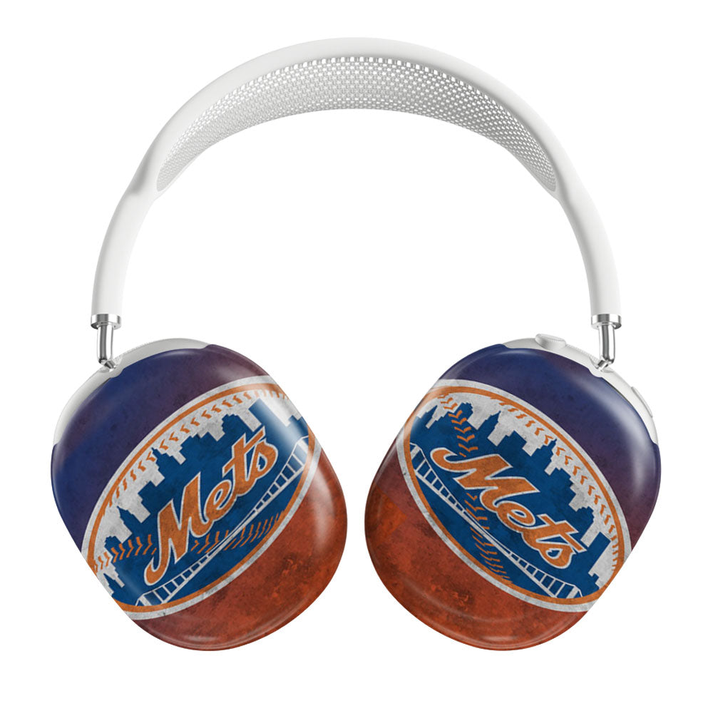 New York Mets Texture Airpods Max Tough Case