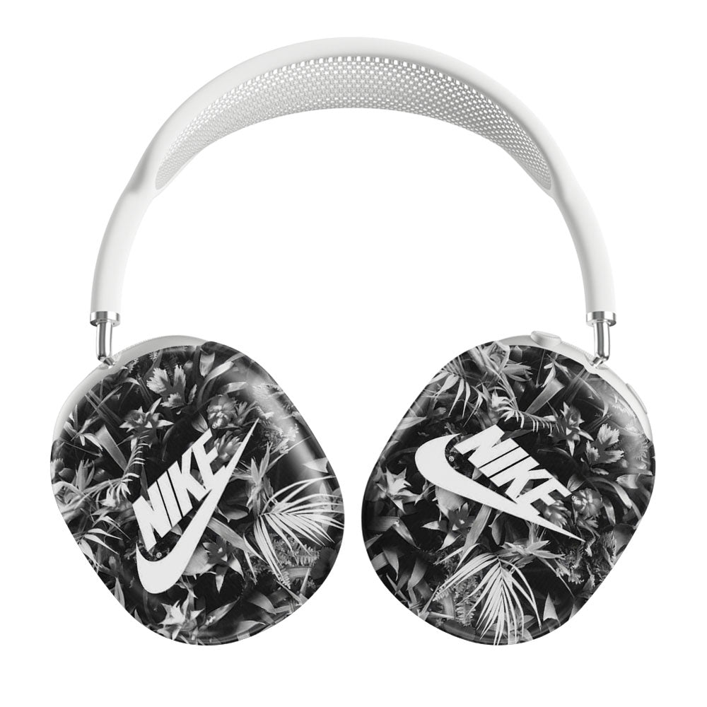 Nike Flowers Black White Airpods Max Tough Case