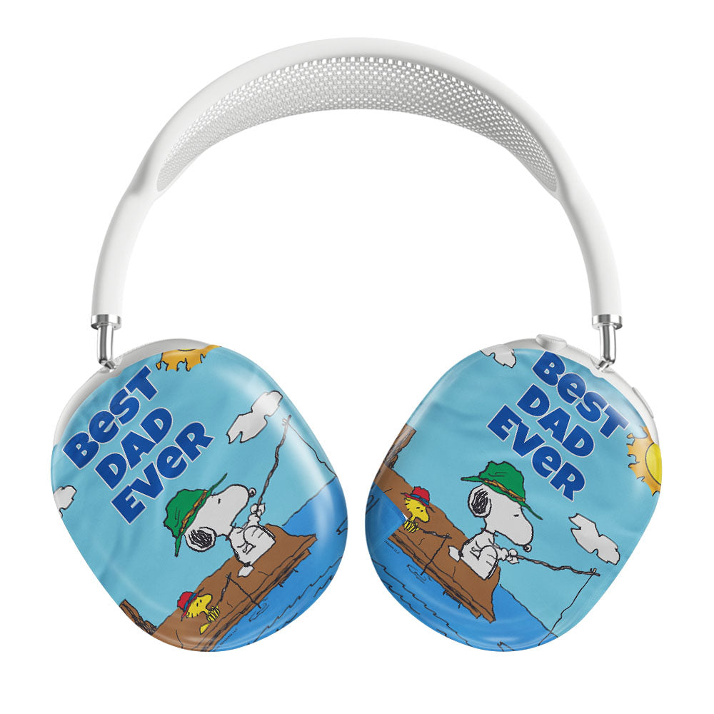 Peanuts Best Dad Ever Gone Fishing Snoopy Airpods Max Tough Case