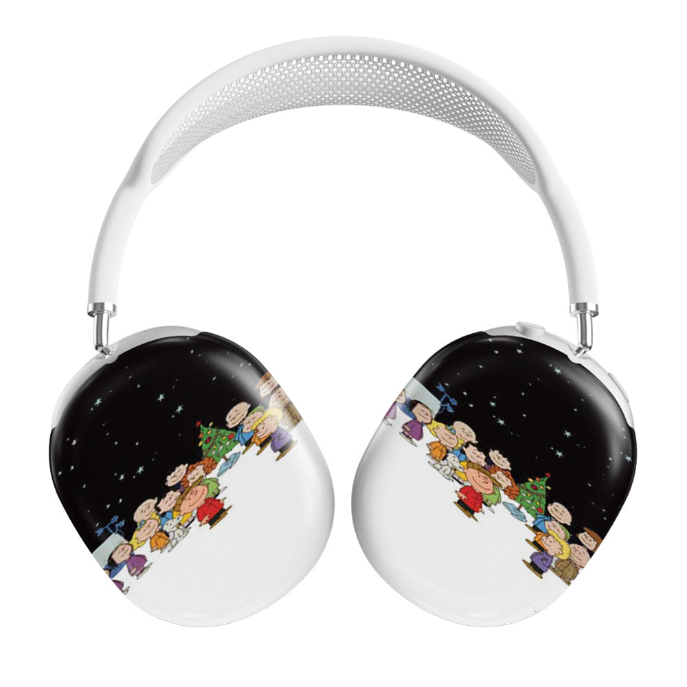 Peanuts Christmas Blk Sky Airpods Max Tough Case