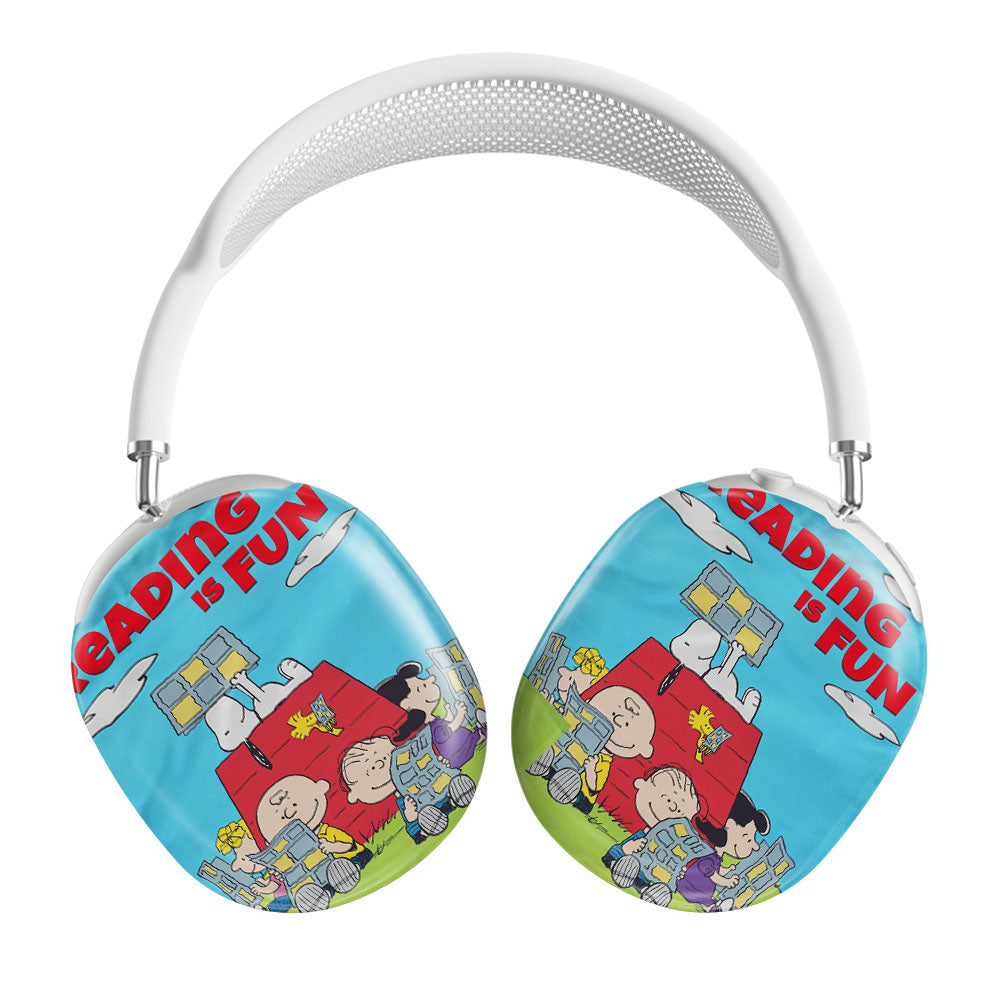 Peanuts Reading Is Fun Airpods Max Tough Case
