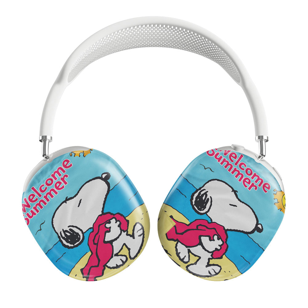 Peanuts Summer Beach Snoopy Airpods Max Tough Case