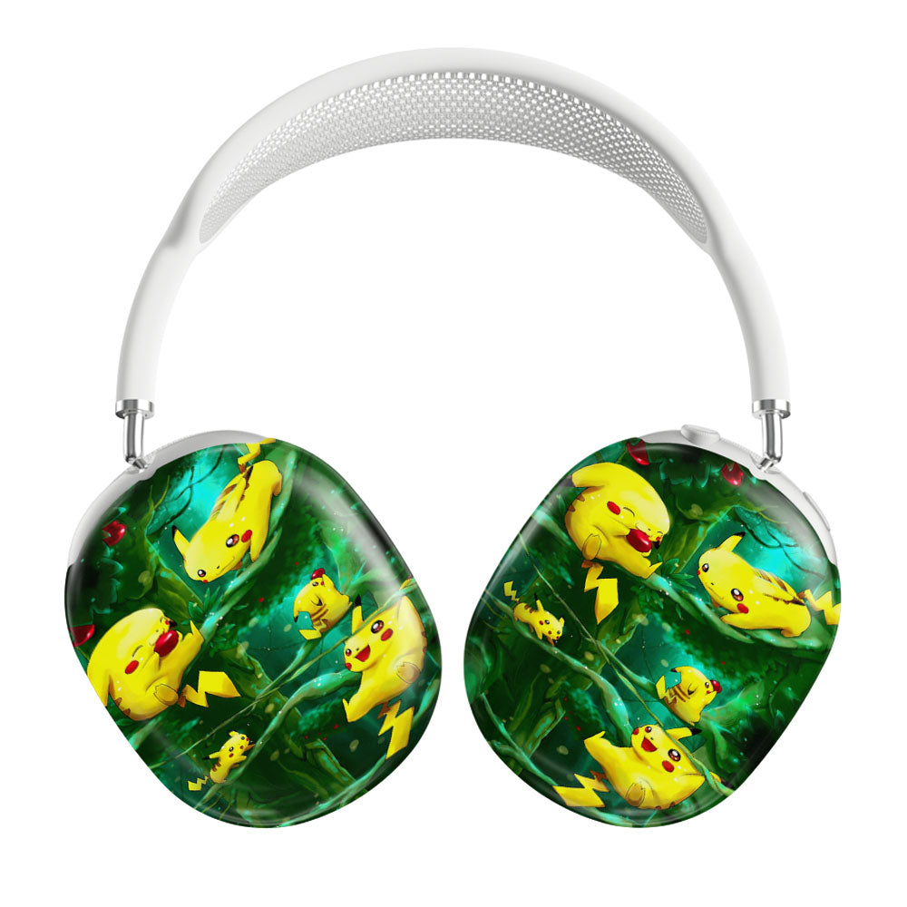Pikachu Collection In The Forest Airpods Max Tough Case