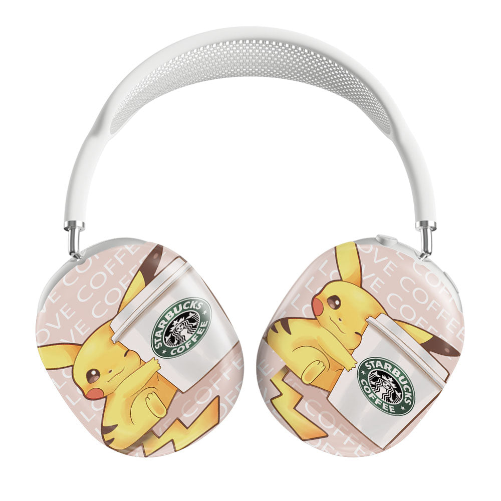 Pikachu With Starbucks Coffee Airpods Max Tough Case