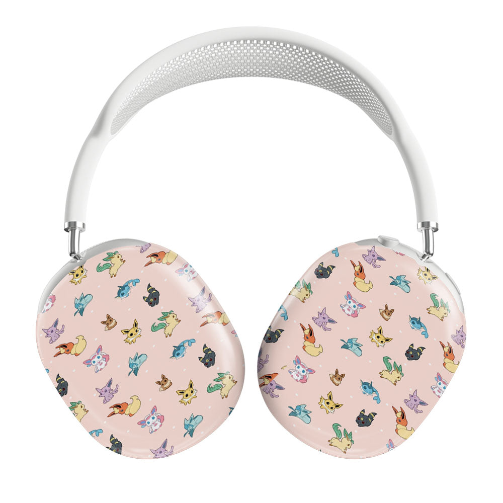 Pokemon Eevee Evolution Pattern Airpods Max Tough Case