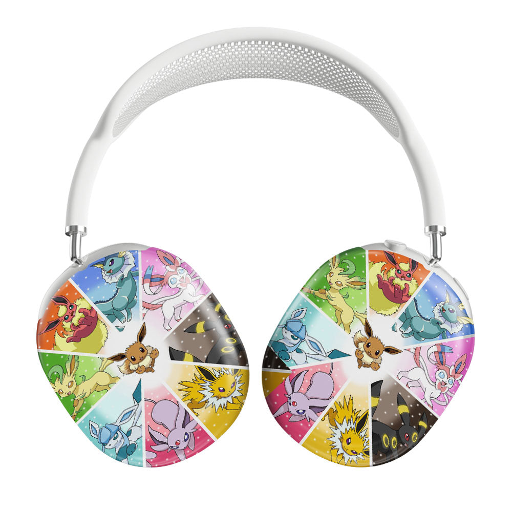 Pokemon Eevee Evolution Pocket Monster Glasses Airpods Max Tough Case