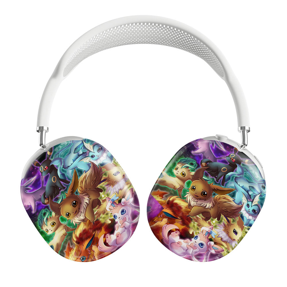 Pokemon Eevee Evolutions Fanart Airpods Max Tough Case