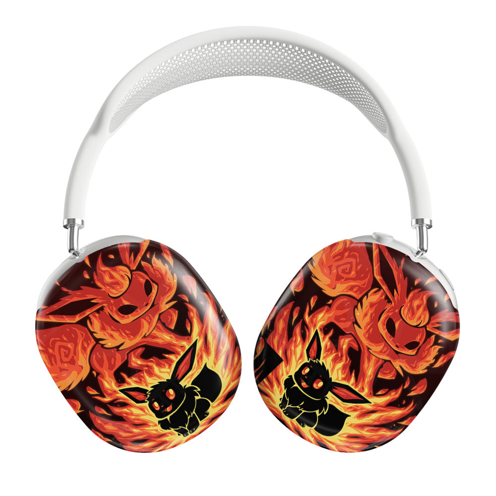 Pokemon Evolution Eevee To Flareon Airpods Max Tough Case