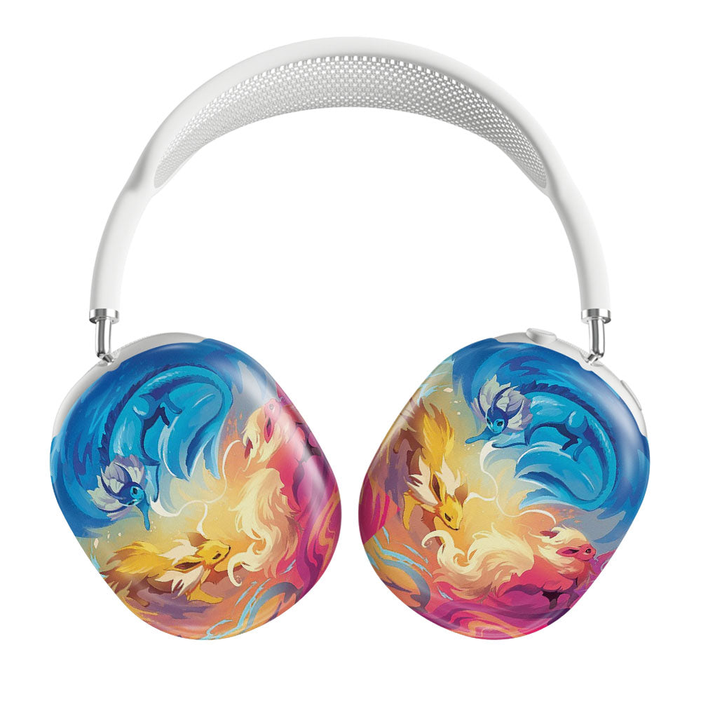 Pokemon Gathering Of Elements Paintings On Canvas Airpods Max Tough Case