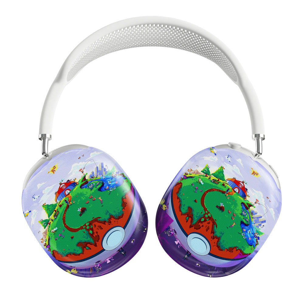Pokemon Poster Earth Pokeballs Airpods Max Tough Case