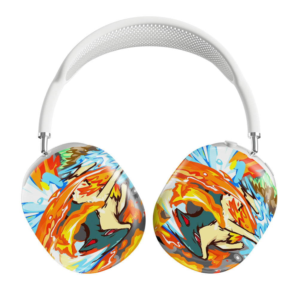 Pokemon Quilava Attacks Airpods Max Tough Case