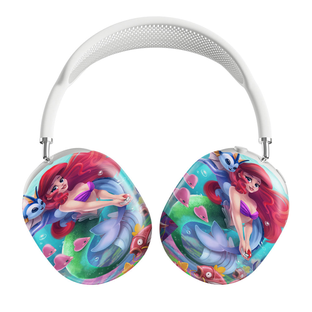 Pokemon With The Little Mermaid Airpods Max Tough Case