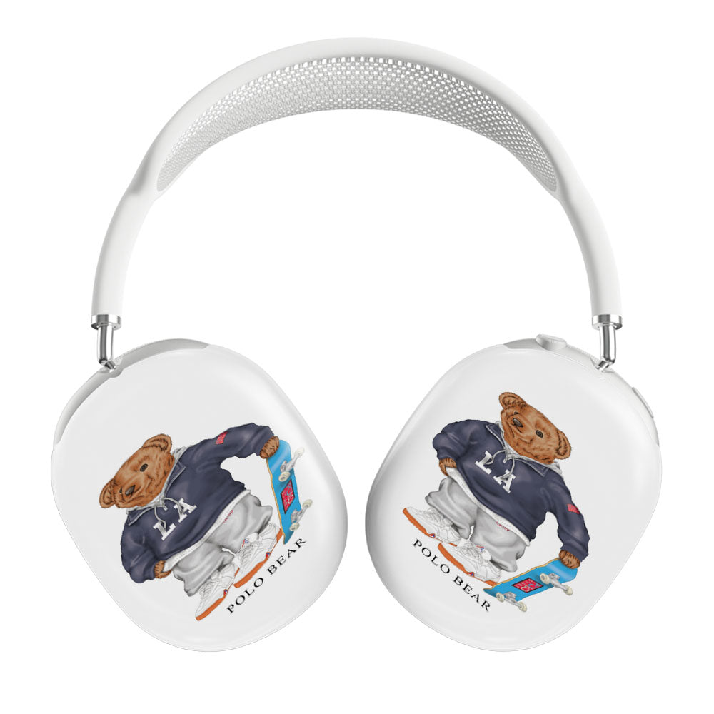 Polo Bear Skateboarding Airpods Max Tough Case