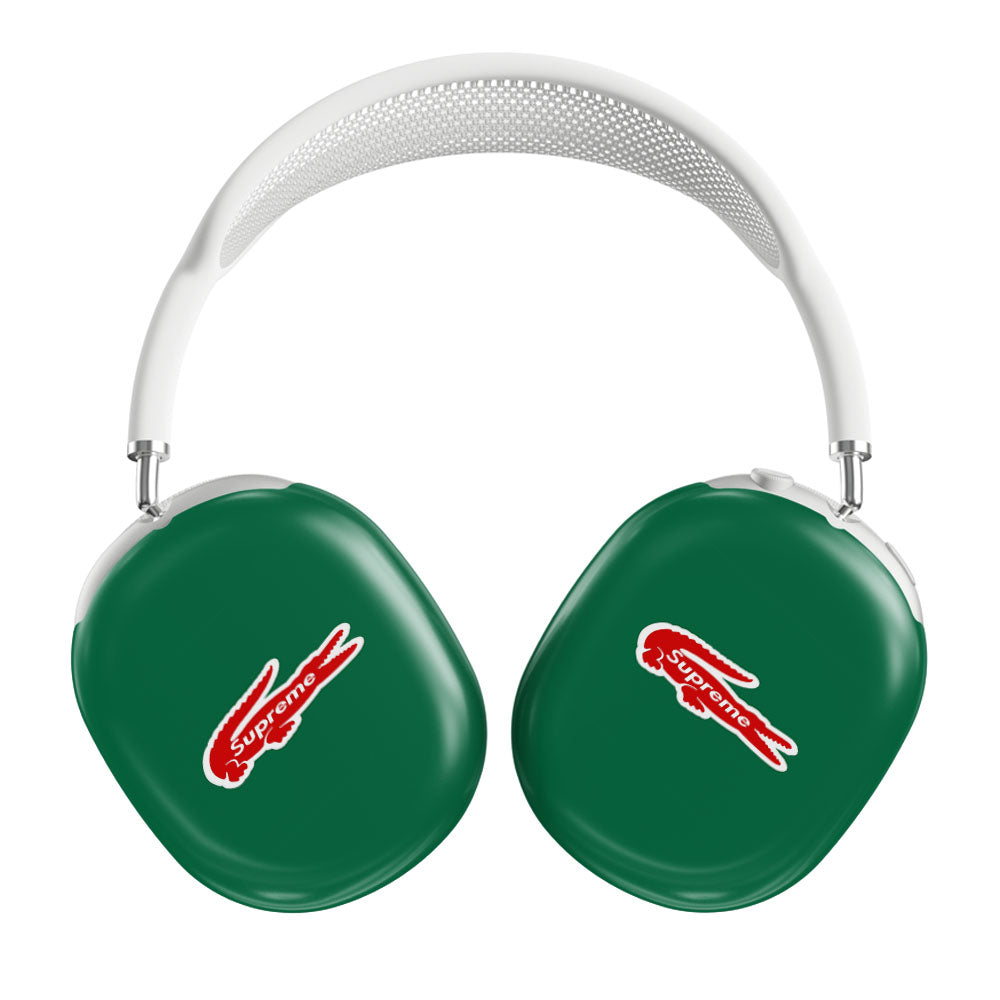 Red Lacoste Supreme Airpods Max Tough Case